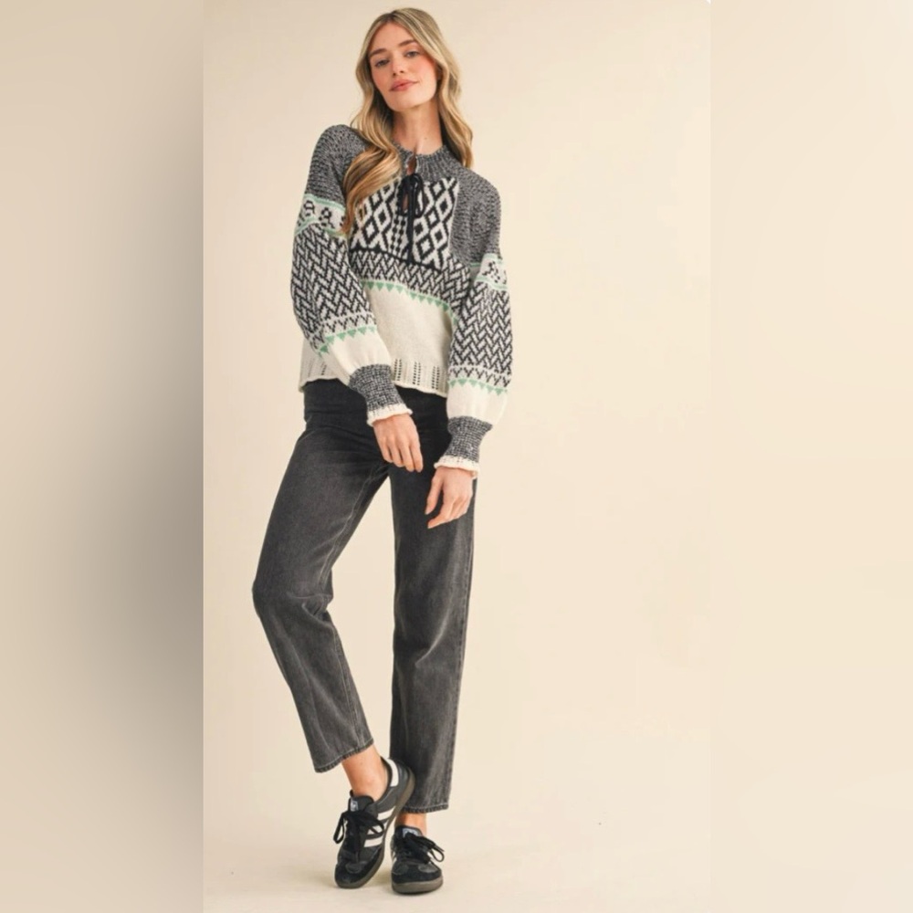 NWT Nordic Knit Sweater